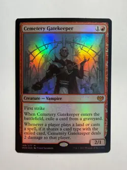 Cemetery Gatekeeper 148 MTG Innistrad: Crimson Vow Foil - Image 1