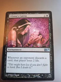 Liliana's Caress Core Set 2011 (M11) Regular MTG Magic the Gathering Black LP/MP - Image 1