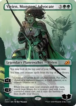 Vivien, Monsters' Advocate (277/269) Ikoria: Lair of Behemoths Mythic Borderless - Image 1