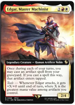 Edgar, Master Machinist (Extended Art) R Commander: FINAL FANTASY 169 NM - Image 1