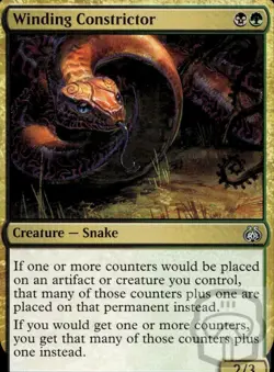 Winding Constrictor 140 UC Aether Revolt Magic: The Gathering NM/M - Image 2