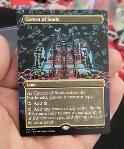 Magic: The Gathering Cavern of Souls Rare Land Lost Caverns Ixalan Pedro Correa - Image 1