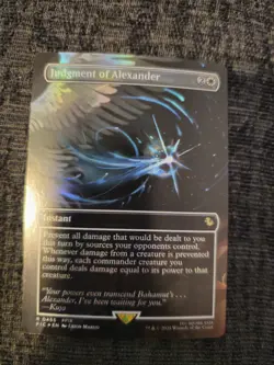 Judgment of Alexander (Borderless) Commander: Final Fantasy Foil - Image 1