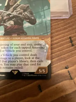 G2U Mtg Edward Kenway M 0143 Foil Assassins Creed 2024 Mint Mythic Foil - Image 4