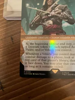 G2U Mtg Edward Kenway M 0143 Foil Assassins Creed 2024 Mint Mythic Foil - Image 5