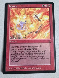 Inferno - MTG - The Dark- Englisch ©1994 NM Rare #1 - Image 1