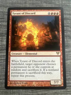 Tyrant of Discord 162 Rare Avacyn Restored Magic: The Gathering Lightly Played - Image 1