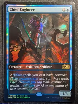 Chief Engineer - Foil Game Day Promo - Magic 2015 (MTG) - Image 1