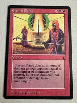 Eternal Flame - MTG - The Dark- Englisch ©1994 NM Rare - Image 1
