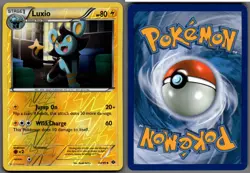 2012 Pokemon, B&W Next Destinies, #44/99 Luxio, Reverse Holo Uncommon - Image 1