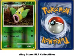 2008 Pokemon, D&P Legends Awakened, #127/146 Weepinbell, Reverse Holo Common (b) - Image 1