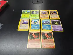 Lot Of 10 Pokemon Yuka Morii Charmander Ditto Squirtle Poliwrath - Image 1