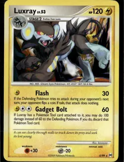 Luxray 5/99 Rare Deck Exclusives 005/099 Lightning Pokemon Card - Image 1