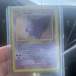 Pokemon Gengar Fossil 5/62 Holo Rare Unlimited English TCG Card 1999 - Image 1