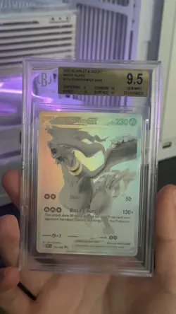 Pokemon Reshiram EX Black White Rare Holo Sv: White Flare 173/086 BGS 9.5 - Image 1