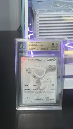 Pokemon Reshiram EX Black White Rare Holo Sv: White Flare 173/086 BGS 9.5 - Image 3