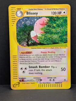 Blissey H06/H32 Aquapolis Holo Ultra Rare Pokemon TCG Nintendo e-reader MP+ - Image 1