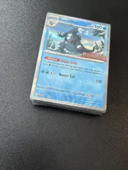 Pokemon TCG SV Paldea Evolved Build&Battle Deck Baxcalibur Black Star Promo 019 - Image 3