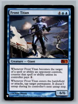 Magic The Gathering The List Reprints Frost Titan #55/249 MTG TCG CCG - Image 1
