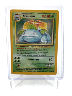 Pokemon Venasaur Holo Base Set 15/102 - Moderately Played - Image 1