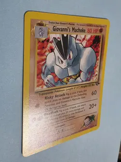 2000 Giovanni's Machoke 42/132 - Gym Challenge - NM Pokemon TCG - WotC - Image 3