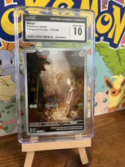 Meltan 179/162 Pokemon TCG Temporal Forces Illustration Rare CGC 10 - Image 1