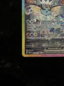 Pokemon Vaporeon ex Sv: Prismatic Evolutions Rare Holo 149/131 Pack Fresh - Image 5