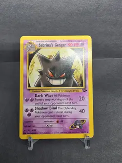 Pokemon Vintage Sabrina's Gengar Gym Challenge Rare 29/132 WotC - Image 1