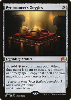 MTG NM English MTG Pyromancer's Goggles Origins - Image 1