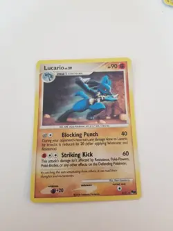Lucario 2/17 Pokemon Pop Series 8 Holo Light Play - Image 1