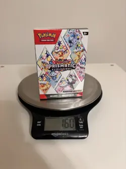 🔥160g Heavy GOD Potential Pokemon Prismatic Evolutions Booster Bundle 🔥 - Image 1