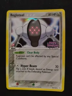 Pokemon Registeel 29/110 Ex Holon Phantoms Stamped Holo ENG - Image 1
