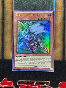 Yugioh S-Force Gravitino BLVO-EN014 Ultra Rare 1st Ed NM - Image 1