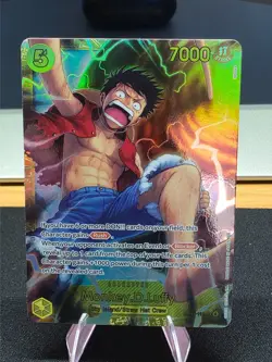 Monkey.D.Luffy OP15-119 Adventure on Kami's Island Foil SEC One Piece NM - Image 1
