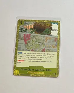 One Piece - Gum-Gum Golden Rifle #OP15-116 Eng R Adventure on Kami's Island (NM) - Image 1