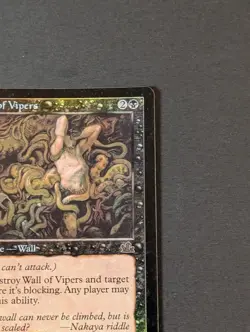 MTG - 1x Wall of Vipers - Prophecy - Light Play - Foil - Magic The Gathering 80 - Image 4