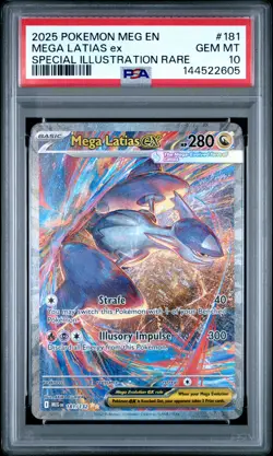 Mega Latias ex - Pokemon Mega Evolution #181 PSA 10.0 - Image 1