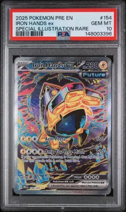 Iron Hands Ex Pokemon Pre En-Prismatic Evolutions 154 - Image 1