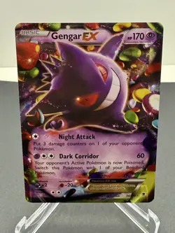 Gengar EX 34/119 XY - Phantom Forces Light Play Pokemon Card - Image 1