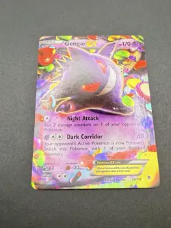 Gengar EX 34/119 XY - Phantom Forces Light Play Pokemon Card - Image 2