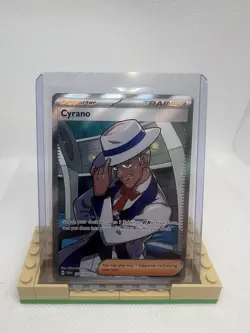 Pokemon Cyrano 230/191 SV08 Surging Sparks Ultra Rare Full Art Holo Trainer Card - Image 1