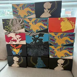 Lot of 14 Empty ETB - Pokemon - Elite Trainer Box Cardboard Storage damaged - Image 1