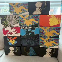 Lot of 14 Empty ETB - Pokemon - Elite Trainer Box Cardboard Storage damaged - Image 2