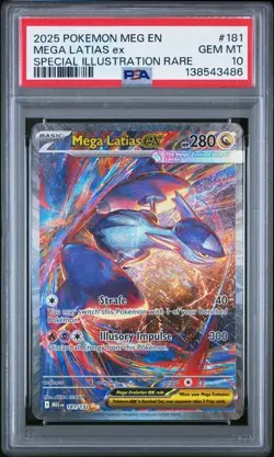 Graded Pokemon - Mega Latias ex (181/132) Mega Evolution PSA 10 - Image 1