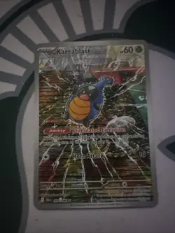 Pokemon TCG Karrablast 094/086 Illustration Rare Holo Sv: Black Bolt English NM - Image 1