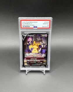 Mimikyu v TG16/TG30 Holo Secret Rare Pokemon TCG Brilliant Stars PSA 10 - Image 3
