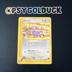 Rattata 90/144 Common WOTC Skyridge Pokemon B8 - Image 1