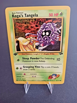 Pokemon TCG Erika's Tangela 79/132 + Koga's Tangela 81/132 Both 1st Edition NM - Image 5