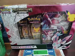 Pokemon 2021 Celebrations Dark Slyveon V Collection Box Sealed - Image 4