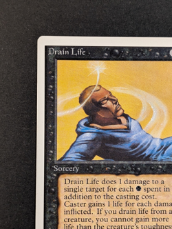 MTG - 1x Drain Life - Unlimited Edition - Played - Vintage - Magic The Gathering - Image 3